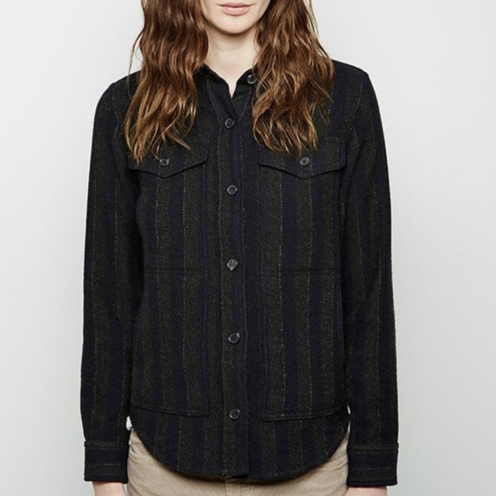 Isabel Marant Charcoal Striped Shirt